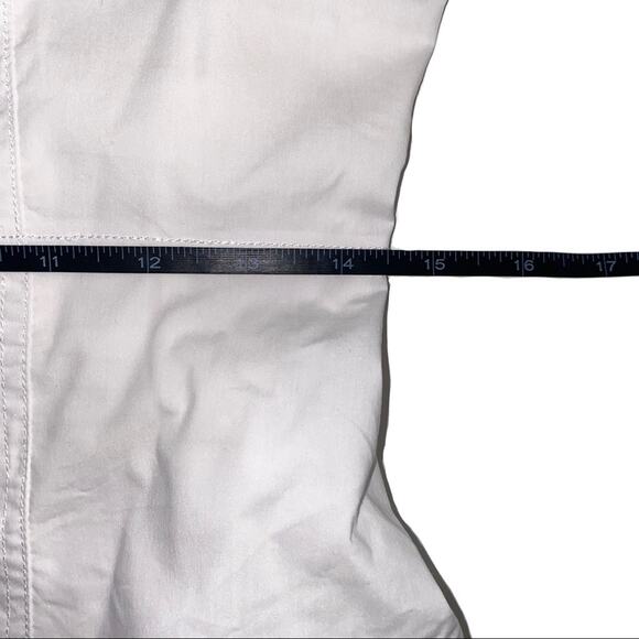 Choosy Priscilla Square Neck Puff Sleeve White Blouse M - Picture 9 of 10